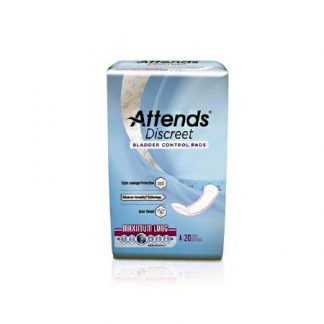 Attends Discreet Bladder Control Pad Polymer Female Disposable