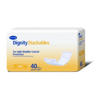Dignity Stackables Bladder Control Pad Light Absorbency Polymer Unisex Disposable