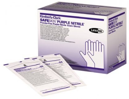 Purple Nitrile Exam Glove Sterile Pair Purple Powder Free Nitrile Ambidextrous Textured Fingertips Chemo Tested