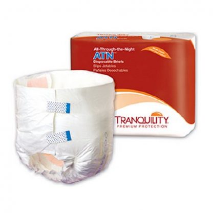 Tranquility ATN Adult Incontinent Brief Tab Closure Disposable Heavy Absorbency