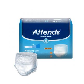 Attends Adult Absorbent Underwear Pull On Disposable Moderate Absorbency