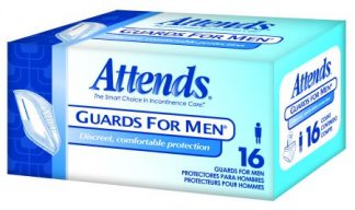 Attends Guards For Men Bladder Control Pad Light Absorbency Polymer Male Disposable