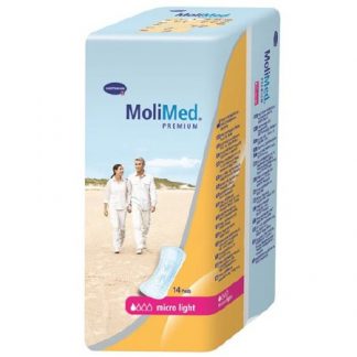 MoliMed Bladder Control Pad 8-1/2 Inch Length Light Absorbency Polymer Unisex Disposable