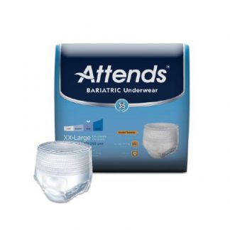 Attends Bariatric Adult Absorbent Underwear Pull On 2X-Large Disposable Moderate Absorbency