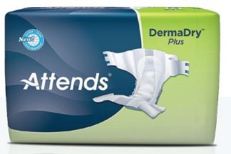 Attends Care Advanced Adult Incontinent Brief Tab Closure Medium Disposable Moderate Absorbency