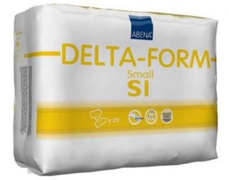Abena Delta-Form Adult Incontinent Brief Tab Closure Small Disposable Moderate Absorbency